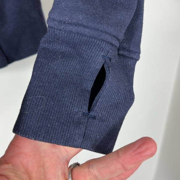 Lululemon Midnight Navy Blue Floral Flock Pullover Sweatshirt 6 - Picture 10 of 12